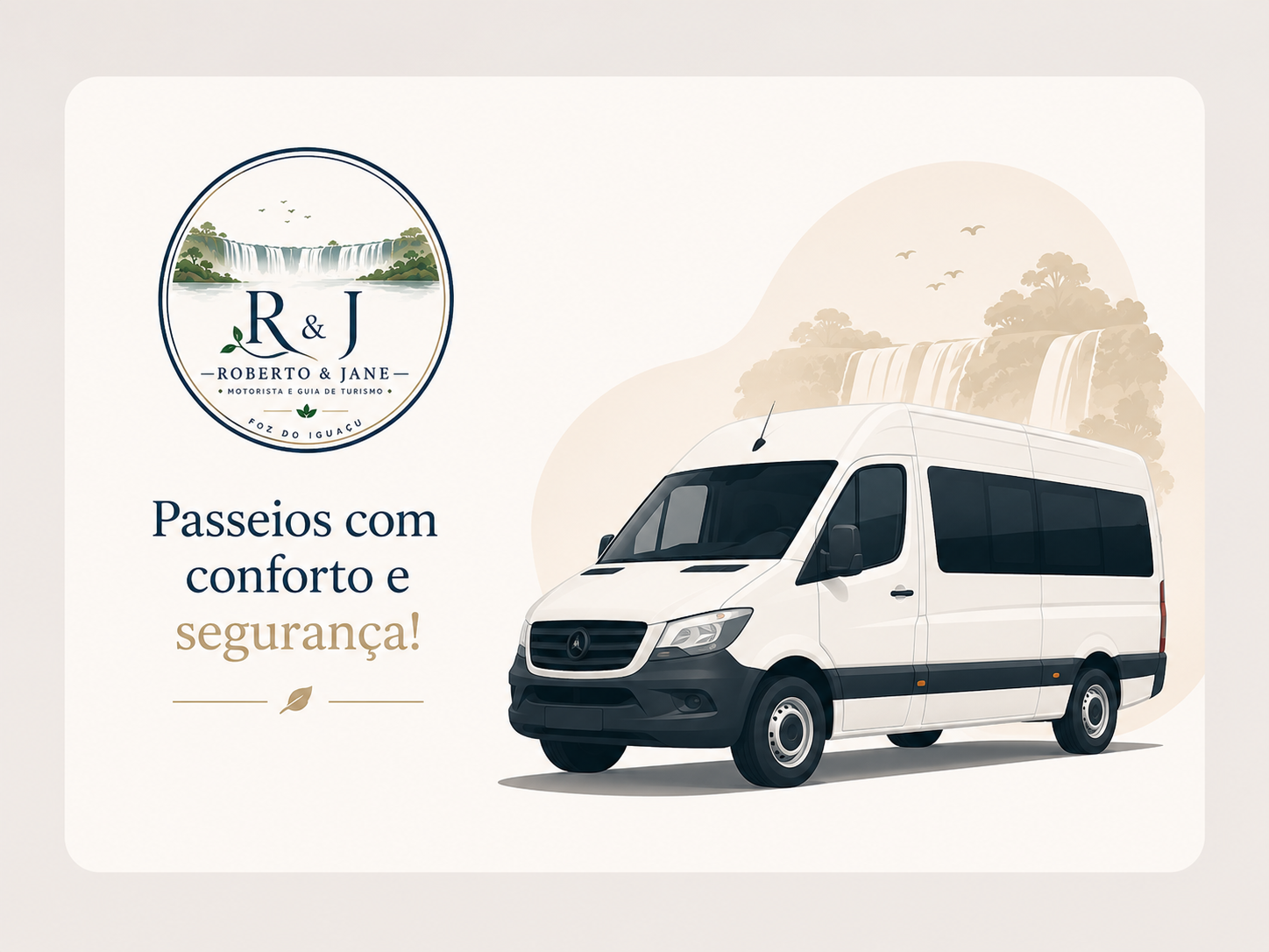 Van Executiva para grupos - 15 passageiros